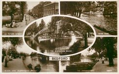 CPM St Peters Street River Ouse The Suspension Bridge Bedford 