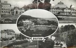 CPM St Annes Well Devonshire Royal Hospital Spring Gardens From Town Hall Buxton 