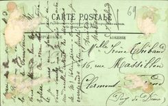 Lyon CPA has ND of Fourviere Statue