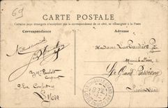 Lyon CPA Town hall Room of the lost steps the Saone by Coustou