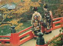 CPM Maiko in the Garden of Daigo Sanboin Temple Kyoto