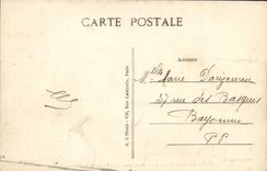 Auver on Oise CPA War memorial of the Great War