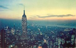 CPM New York City Empire State Building at Night