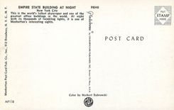 CPM New York City Empire State Building at Night