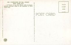 CPM Carriages on 59th Street New York City