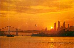 CPM Sunset Over New York City