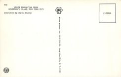 CPM Lower Manhattan From Governor's Island New York City