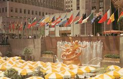 CPM Rockefeller Center Outdoor Restaurant Situated in the Lower Plaza