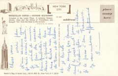 CPM Rockefeller Center Outdoor Restaurant Situated in the Lower Plaza