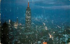 CPM Night View from Rockefeller Center New York NY