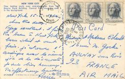 CPM New York City View Looking North Over Mid Manhattan from the Empire State Building