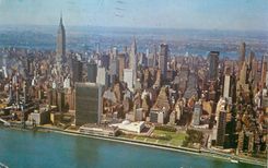 CPM United Nations Buildings Empire State Buildings Pan Am Buildings New York City