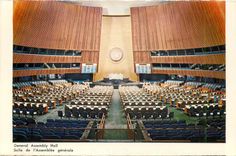 CPM Salle du Conseil economique et Social Salle de l'Assemblee Generale United Nations New York