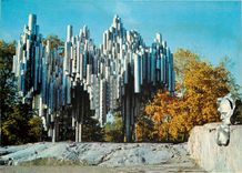 CPM Helsinki Helsingfors Suomi Finland Monument to Jean Sibelius