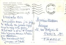 CPM Helsinki Helsingfors Finland The Finnish National Theatre President's Palace the House of Culture the Parliament Bui