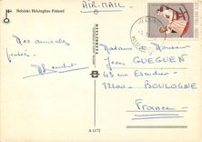 CPM Helsinki Helsingfors Finland Bateau Voilier