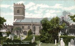 Guildford England- Holy Trinity Church off Guilford - CPA