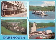 CPM Dartmouth Devon Higher Ferry The Castle The Butterwalk