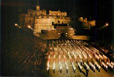 CPM Edinburgh Military Tattoo on the Castle Esplanade The militaria spectacle Militaria