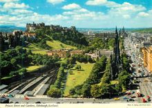 CPM Princes Street and Gardens Edinburgh Scotland