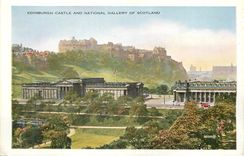 CPM Edinburgh Castle and National Gallery of Scotland