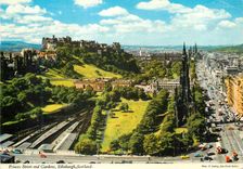 CPM Princes Street and Gardens Edinburgh Scotland