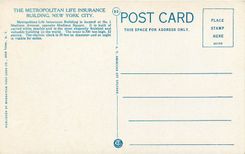 CPA The Metropolitan Life Insurance Building New York City