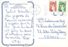 CPM Charmes et Couleurs de la Corse Sartene Entree de la Villee Echauguette du XII e Siecle