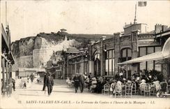 Saint hat Valery in Caux CPA die Terrasse des Kasinos L Stunde der Musik