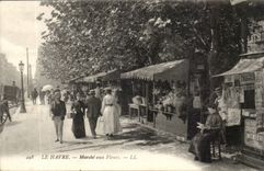 Le Havre CPA Marche aux fleurs TOP