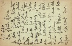 Etretat CPA Washing machines and cliff D upstream