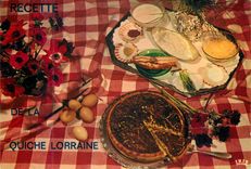 CPM Recette de la quiche lorraine