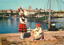 CPM St jean de luz (B P) danseur basques