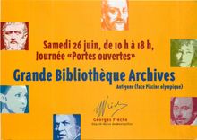 CPM Grand bibliotheque archives Antigone Montpellier Georges Freche