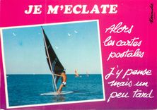 CPM Je m'eclate Planche a voile