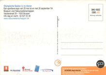 CPM Museum Expo Jeux Olympiques Bruxelles Athletisme