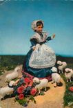 CPA Attraits de la france la lorraine le pays de jeanne d'arc ses collines et ses fruits dores Folklore Poupee