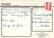 CPM Paris la tour eiffel