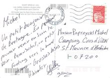 CPM Saint brieuc les vieilles maison situees pres de la cathedrale saint etienne