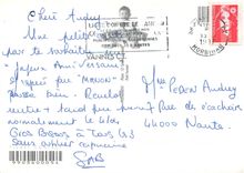 CPM Un an de plus ca s'arrose Bebe Biberon