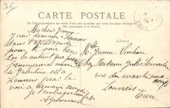 Elbeuf CPA Allee of the house