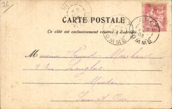 R: P: - Treport- View of the port-boat - CPA