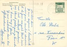 CPM Saarbrucken sur saar berline promenade