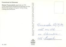 CPM Fraueninsel im chiemsee kloster frauenworth gegrunder um 770