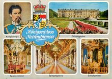 CPM Am chiemsee bayeriche alpen schlob herrenchiemssee des konigs ludwig von bayern