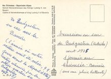 CPM Am chiemsee bayeriche alpen schlob herrenchiemssee des konigs ludwig von bayern