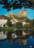 CPM Le bourbonnais touristique Herisson (Allier) l'aumarce et les ruines du vieux chateau (XIIIe s)