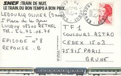 CPM Le train du bon temps a bon prix SNCF 
