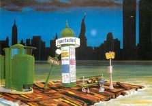 CPM Spectacle metro Alain 1er de Metropotamie Paris