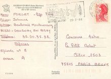 CPM Gournay en Bray (S M) l'epte et le chevet de st hildevert (XIe et XIIe s)